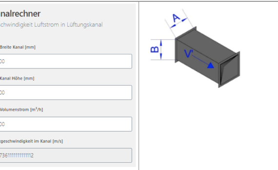 www.mt-tech.ch Kanalrechner Lüftung Lüftungsrechner
